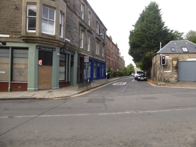 East Mayfield, a residential road off Dalkeith Road