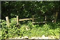 Stile on the county boundary