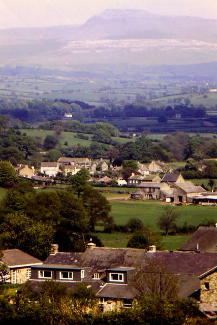 Arkholme and Ingleborough seen from Locka