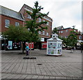 Information kiosk in Exmouth town centre