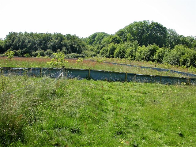 Reptile/amphibian exclusion fence in Marline Valley