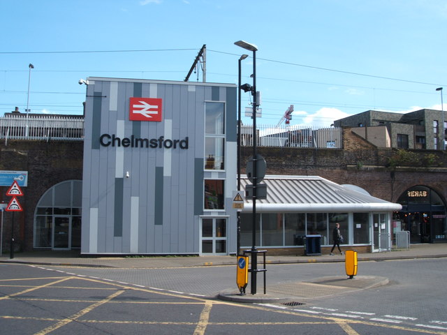 Entrance to Chelmsford Railway Station