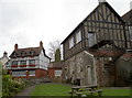 Blagdon village hall and the Rent House