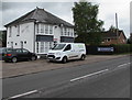 Yodel white van, Hereford Road, Mardy