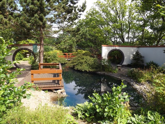 Oriental garden in Peasholm Park