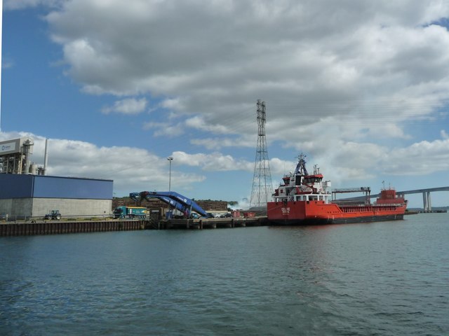 Celine moored at Sentinel Terminal, Ipswich