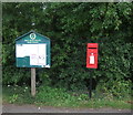 TL4605 : Elizabeth II postbox on Upland Road, Thornwood Common by JThomas