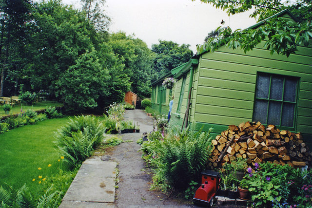 Former Langley ( Northumberland) station as Garden Centre), 2000