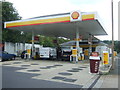 Service station on Epping Road (B1393)