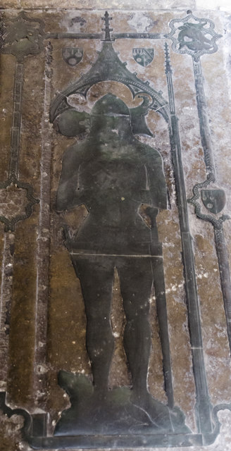 Courtenay brass, Exeter Cathedral