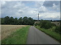 Minor road towards Shingle Hall