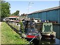 The Grand Union Canal south of the Rockingham Road bridge (no.186) (2)