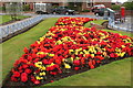 Flower Garden at War Memorial, Dumfries