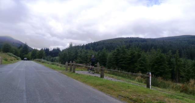 Cycle Track crosses the Whinlatter Pass