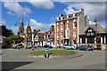 SJ1258 : St Peter's Square, Ruthin by Richard Hoare