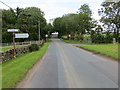 The junction of Sleights Lane with Back Road near Wayside Farm