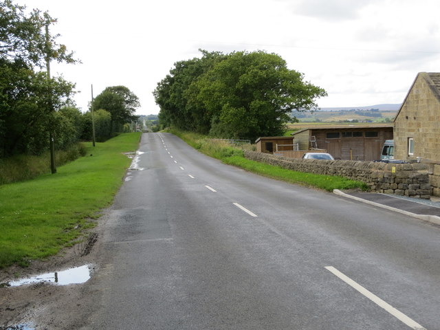 Menwith Hill Road at Turpin Lair