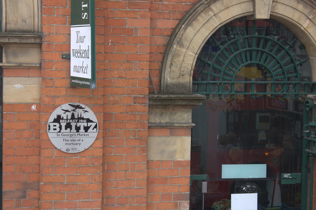 Saint George's Market door, Belfast