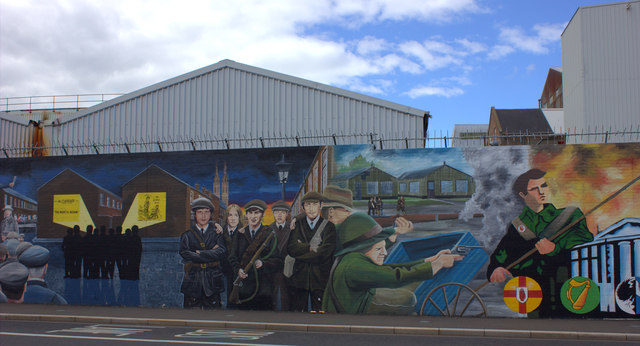 Divis murals, Falls Road, Belfast