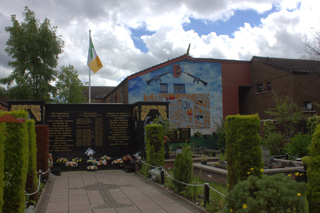 Republican garden of remembrance, Falls Road, Belfast
