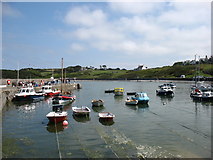 SH3793 : Cemaes Harbour by David Purchase
