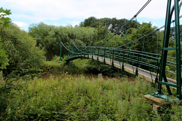 Suspension Bridge over the River Derwent