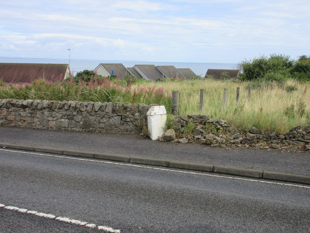 Milestone on the outskirts of St.Andrews