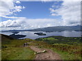 NS4292 : A busy day on Conic Hill by Alan O'Dowd