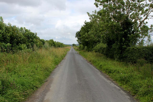 Menethorpe Lane leading away from Whitewall Corner Hill