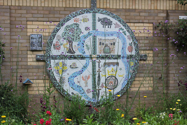 Mosaic, Abbey Gardens, Angel Hill, Bury Saint Edmunds