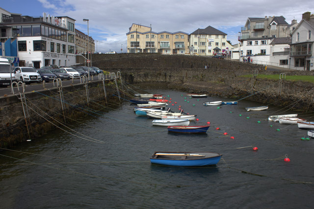 Portrush Harbour, looking north east