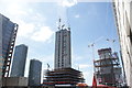 View of "Newfoundland" under construction from Mackenzie Walk