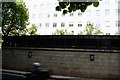 View of a ventilation shaft in the middle of West India Avenue