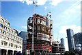 View of the Newfoundland construction site from the Thames Path