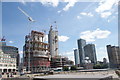 View of the Newfoundland construction site and buildings near Marsh Wall from Canary Riverside #2