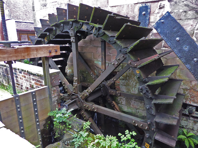 Brindley Mill, Leek - waterwheel © Chris Allen :: Geograph Britain and ...