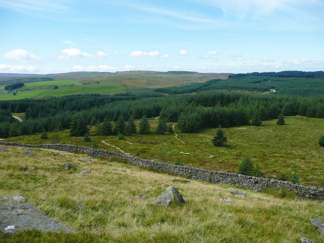 View of Gisburn Forest from Whelp Stone Crag, Rathmell