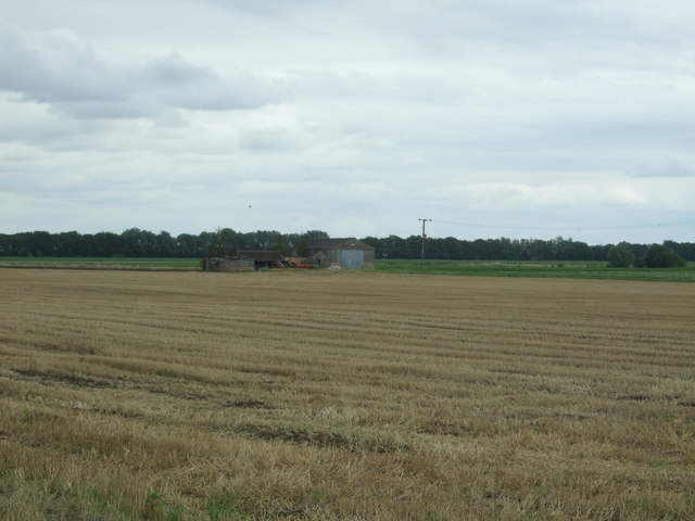 Stubble field off Langwood Fen Drove