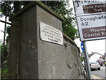 J5951 : Reward Notice on the gate pillar of Templecranny Church, Portaferry by Eric Jones