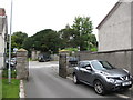 Templecranny Graveyard from the drive of Ballyphilip CoI Parish Church