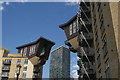 View of Marlin Apartments from the Thames Path