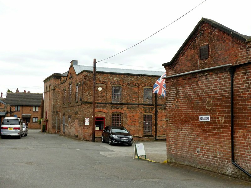 Draycott Mills, the main yard looking... © Alan Murray-Rust cc-by-sa/2. ...