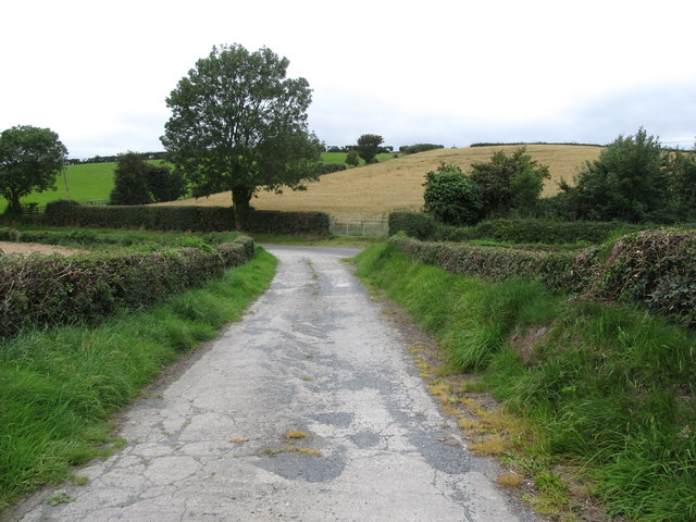 Lane linking Ardquin CoI Parish Church with Marlfield Road