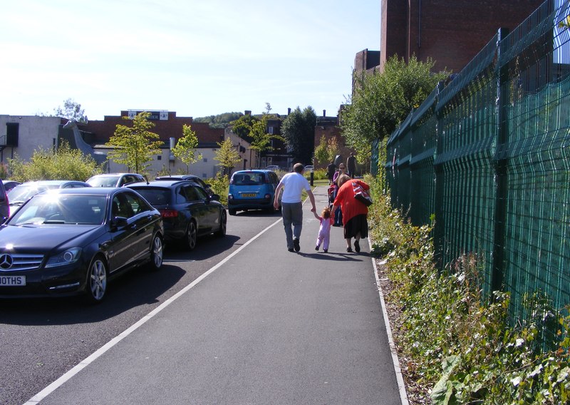 Zoo Car Park Path © Gordon Griffiths cc-by-sa/2.0 :: Geograph Britain ...