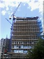 Apartments under construction on Camley Street 