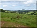 View east along valley of Burn River towards Butterleigh