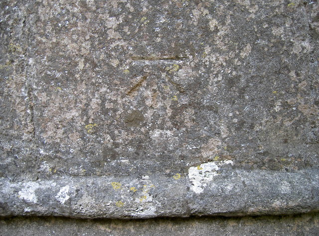 Cutmark on St Andrew's church