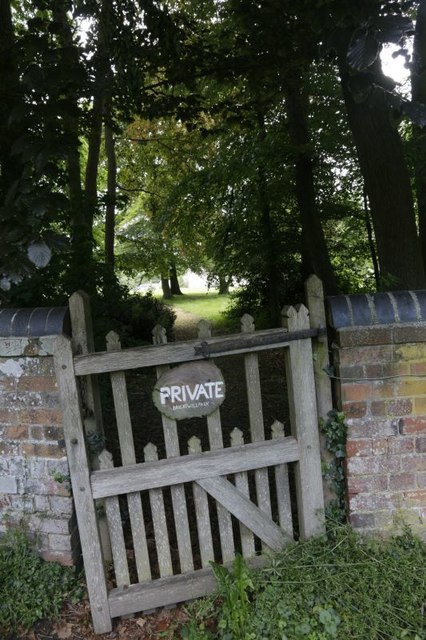 Gate to Brightwell Park