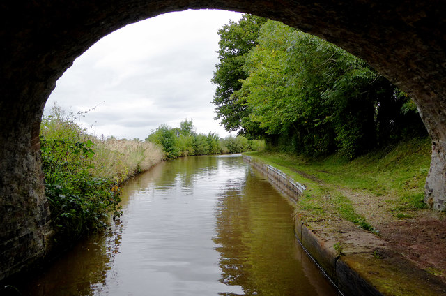 Llangollen Canal north of Burland in Cheshire