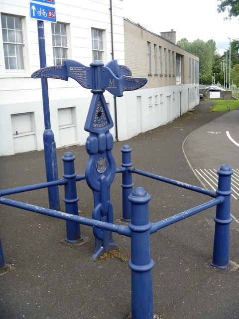 Cycleway signpost